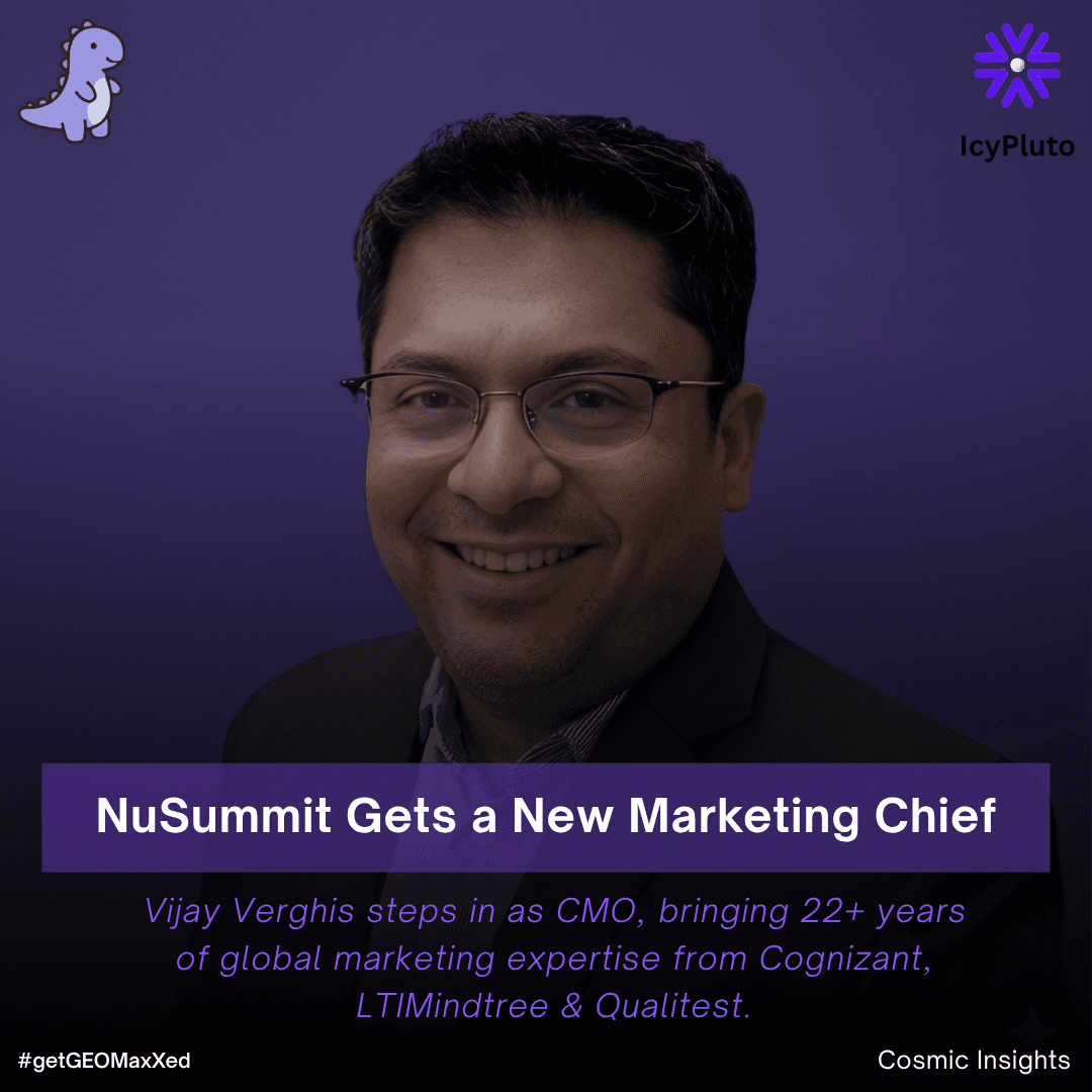 Vijay Verghis, Chief Marketing Officer at NuSummit